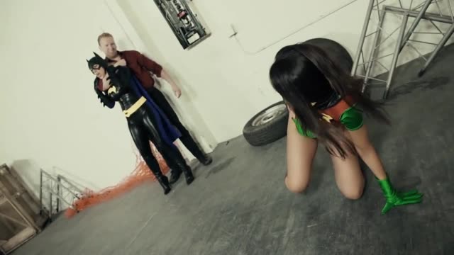 Superheroines Caught the Villain and Forced Him to Watch Their Passionate Escapades — How Will the Domination End?