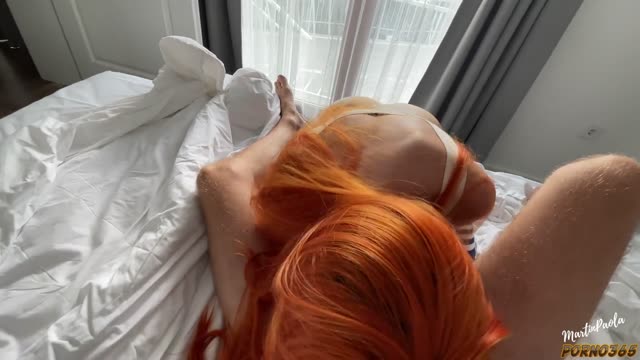 Утренняя провокация рыжей сестры переросла в инцест с кремпаем для брата