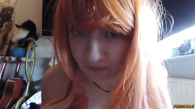 Fiery Redhead Beauty at Home: Passionate Moans and Intense Orgasm